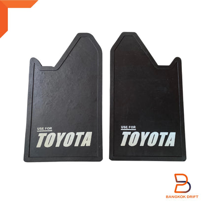 Mud Flaps for Toyota 4x4 4WD Off-Road Truck - Black Rubber