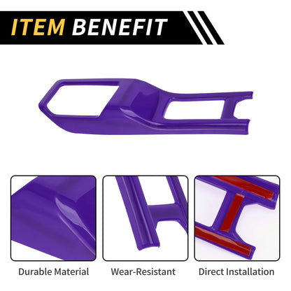 4WD Gear Shift Panel Cover for Jeep Wrangler JL JLU 2018-2024 - Purple Trim