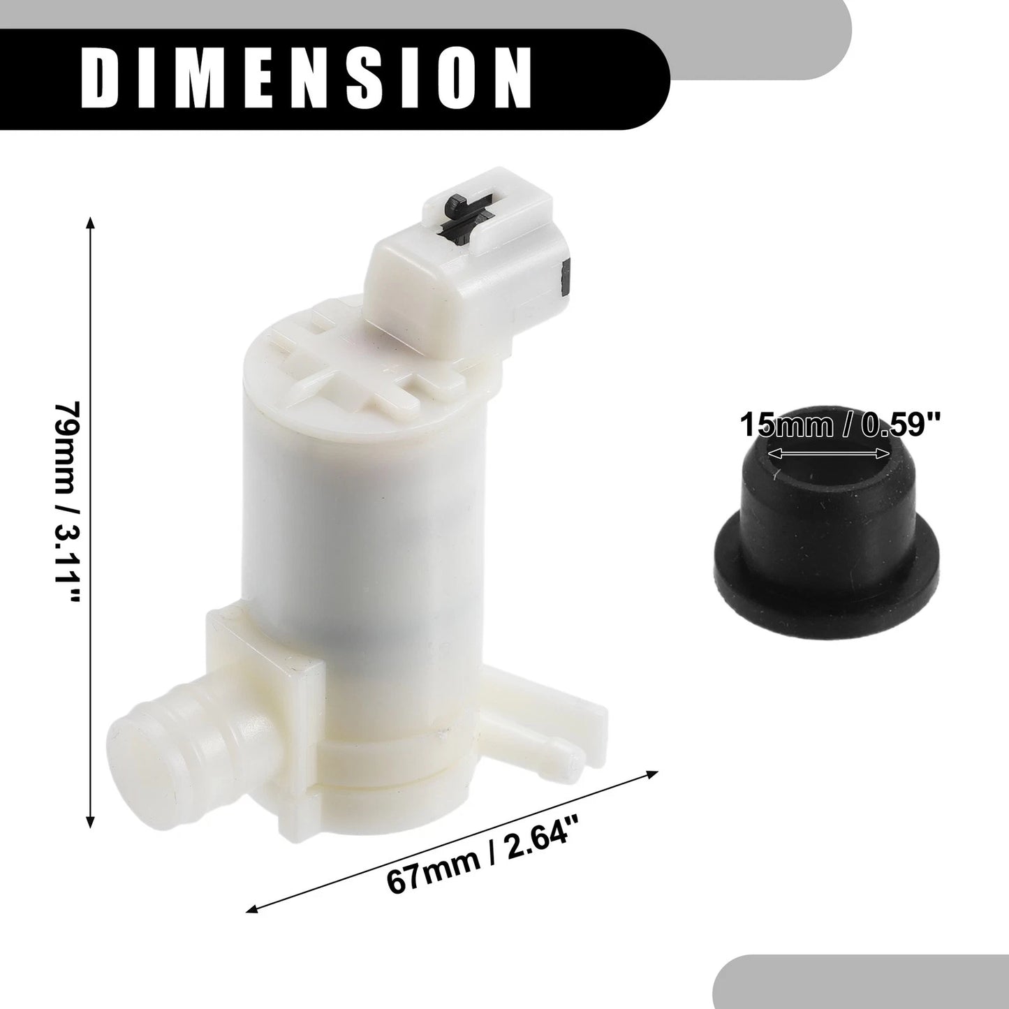 Washer Pump 3.5L for Infiniti FX35 (2003 - 2007)