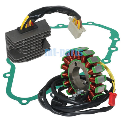 Stator Coil, Regulator Rectifier, Gasket for Kawasaki EN450 Vulcan 454 (85-90)