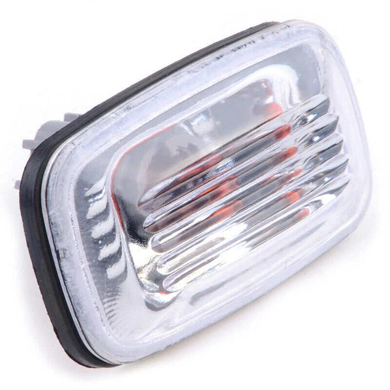 Clear LED Side Marker Lights for Toyota Land Cruiser 70 80 100 Series (1990-2023)