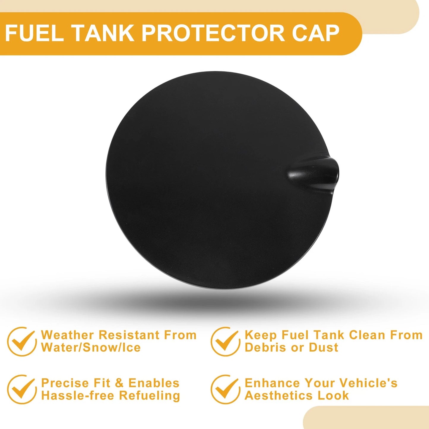 Fuel Tank Door Cap for Ford Focus 2008-2011 ()