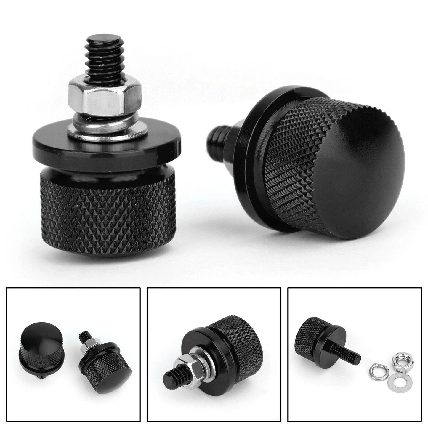 Seat Mounting Bolt Black for Harley Davidson Dyna Sportster Softail (2000-2023)