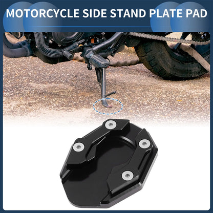 Side Stand Plate Pad with Wrench / 1 Set / Motorcycle