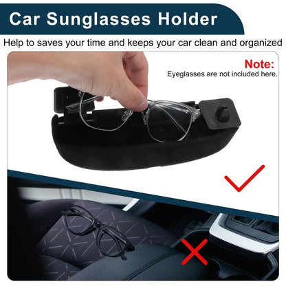 Sunglasses Case for BMW X3 2021-2023 Eyeglasses Holder Storage Box Black