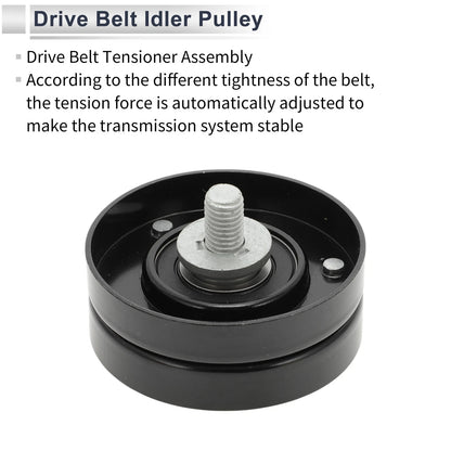 Drive Belt Idler Pulley for Jeep Cherokee (2001-2008) 1 x Pulley