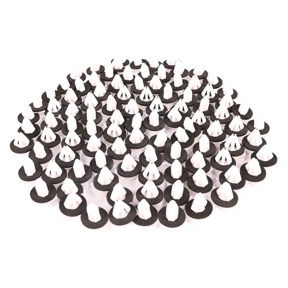 100 Nylon Panel Moulding Clips with seal for GM Chevy Avalanche (2002–2002)