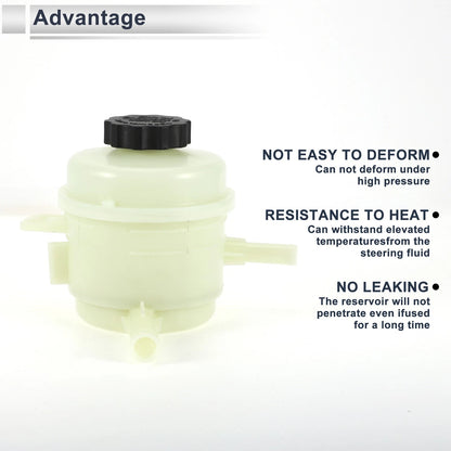 Power Steering Reservoir for Kia Spectra (2002-2004) 1 Pc Beige