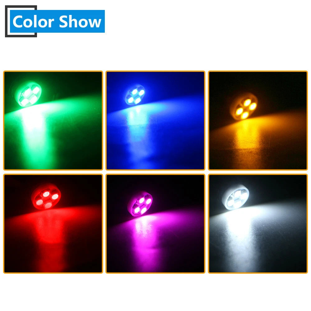 10 x Pink Car Interior LED Light Bulbs for Dome License Plate Lamp 12V
