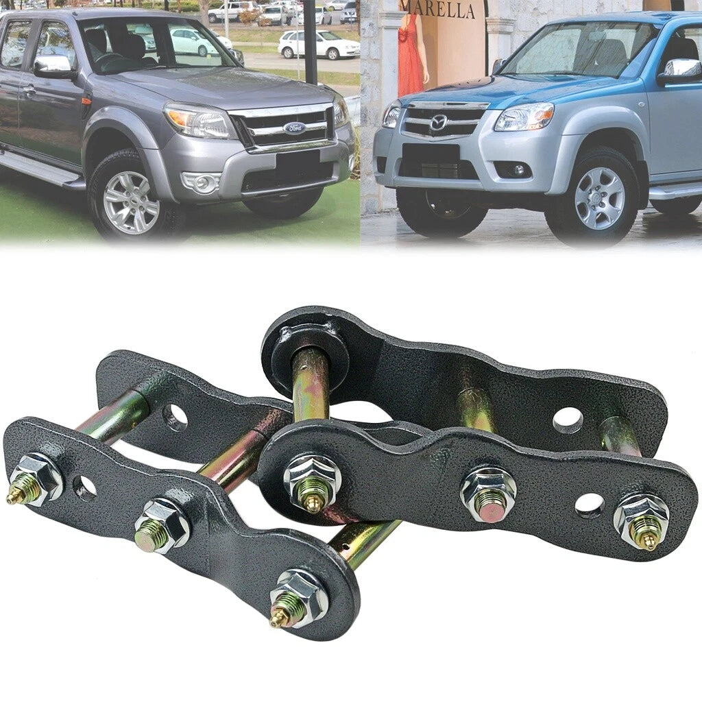 2 x Lift Up 2" Greasable Shackles Lift Kit for Ford Courier Ranger (2006-2011)