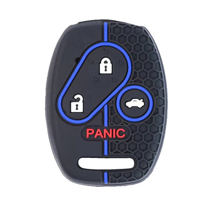 Black Blue Silicone Key Shell Case Cover for Honda ( Specified)