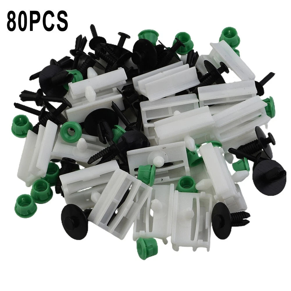 Clip 80pcs Side Sill Skirt Moulding Clip for BMW E36 M3 (1990–1999)