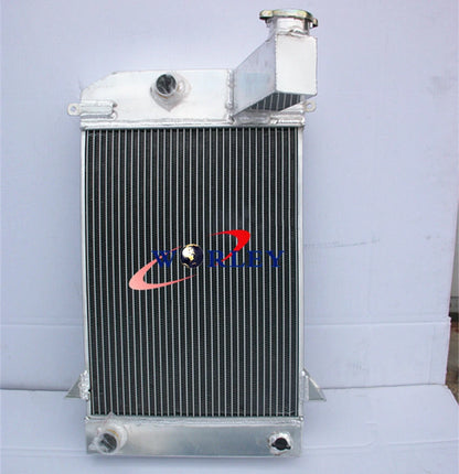 3 Row Aluminum Radiator + Fan for Triumph TR2/TR3/TR3A/TR3B (1953-1962)