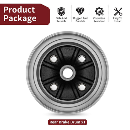 Rear Brake Drum for Yamaha Kodiak 400 4x4 (1993–1999)