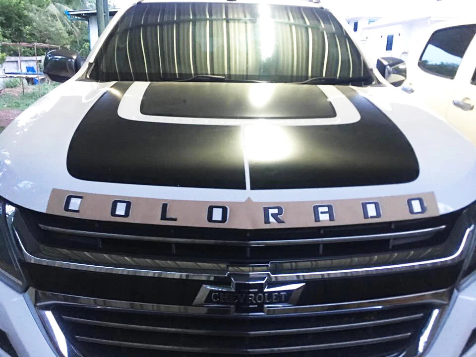BLACK Bonnet Hood 3D Logo Emblem for Chevrolet Holden Z71 (2012-2016)