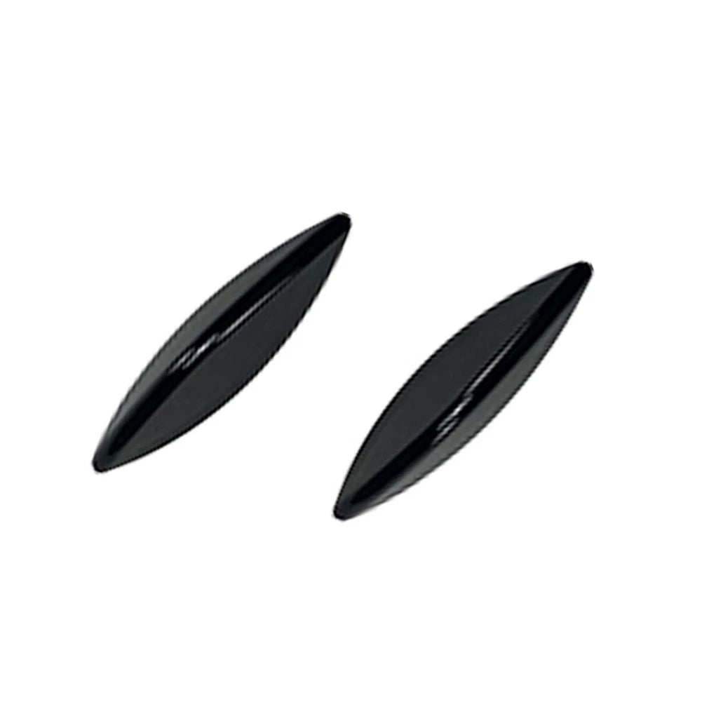 Front Bumper Lip Splitter Spoiler Canards Black for Benz C-Class W205 (2015-2018)