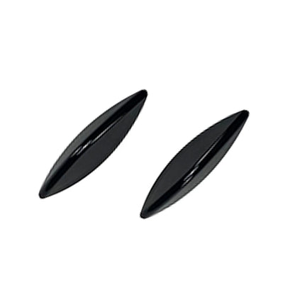Front Bumper Lip Splitter Spoiler Canards Black for Benz C-Class W205 (2015-2018)