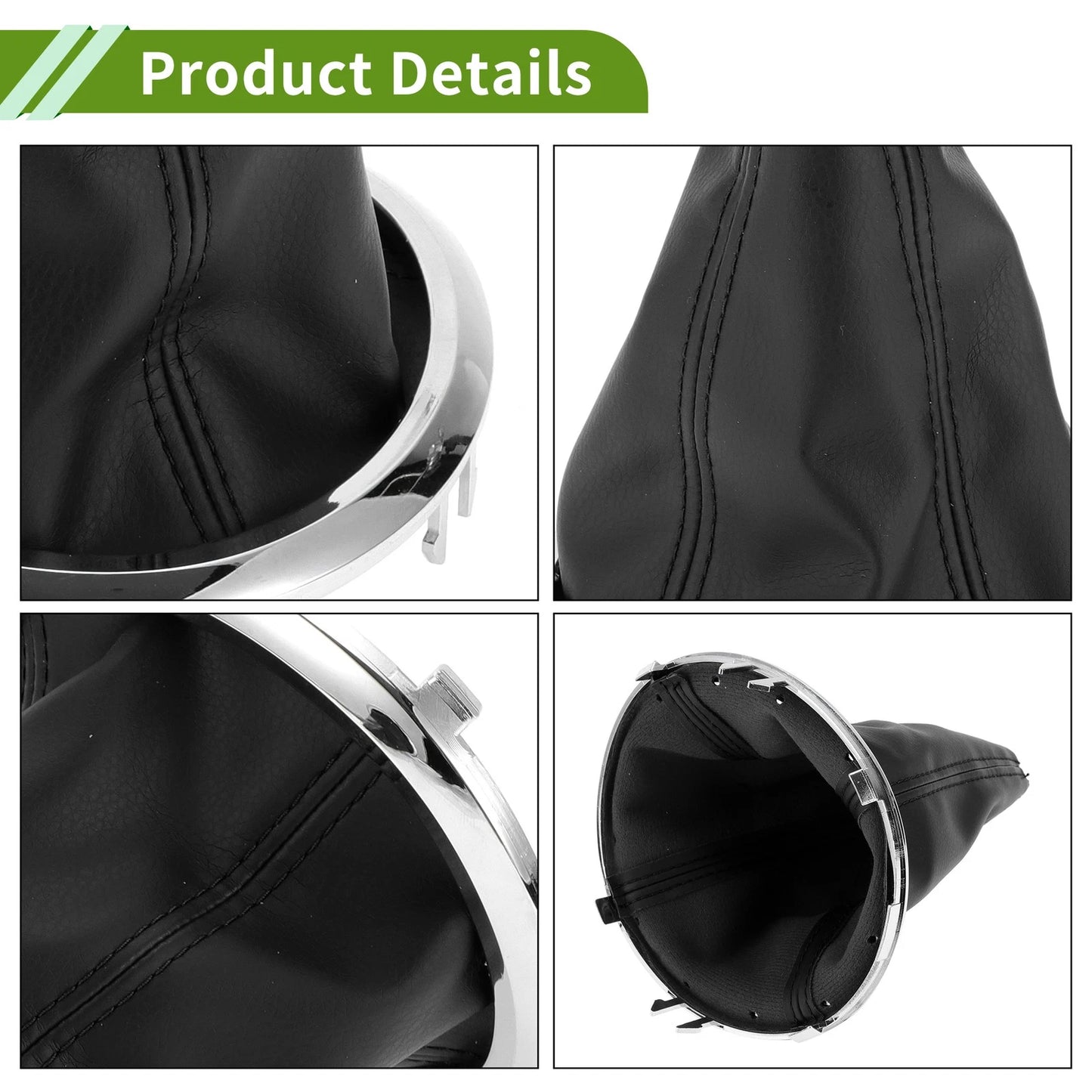 Chrome Silver Tone Gear Shift Stick Gaiter for Suzuki Swift (2005-2010)