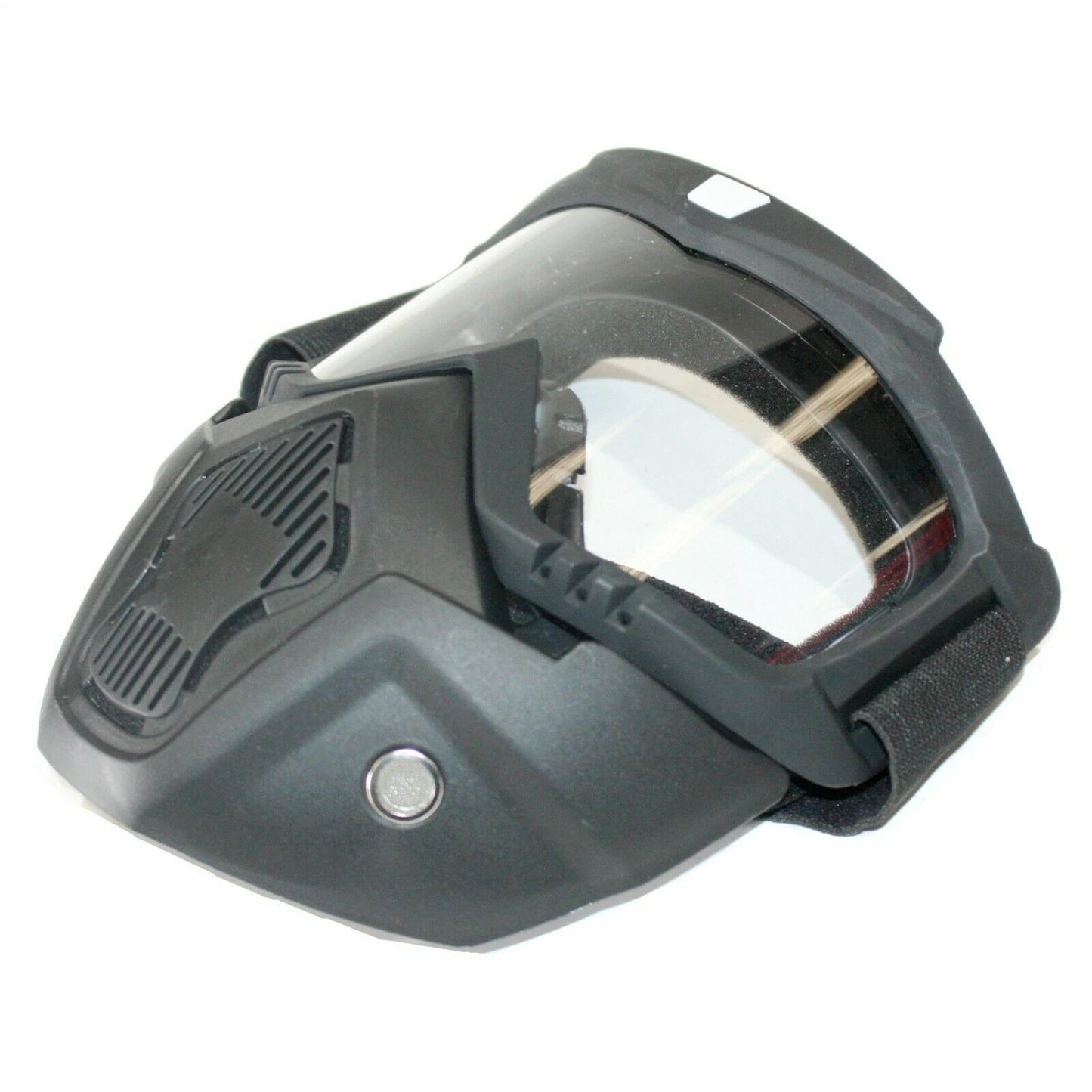 Clear Tactical Full Face Paintball Airsoft Mask Goggle for Motorcycle