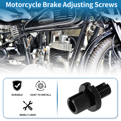 2 x Brake Lever Barrel Adjusters Screws M10 for Motorcycle