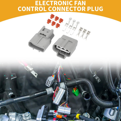 3-Pin Electronic Fan Control Connector Plug 1x for Toyota