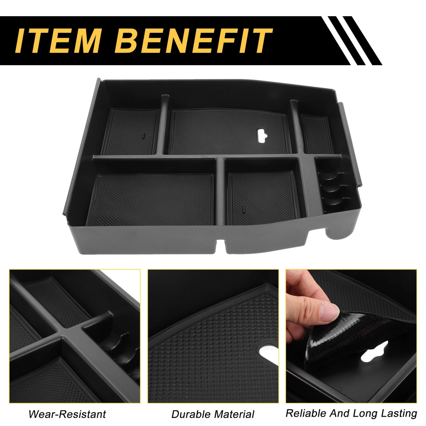 Center Console Armrest Organizer Tray for Ford F-150 (2015-2019)
