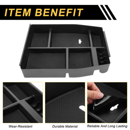 Center Console Armrest Organizer Tray for Ford F-150 (2015-2019)