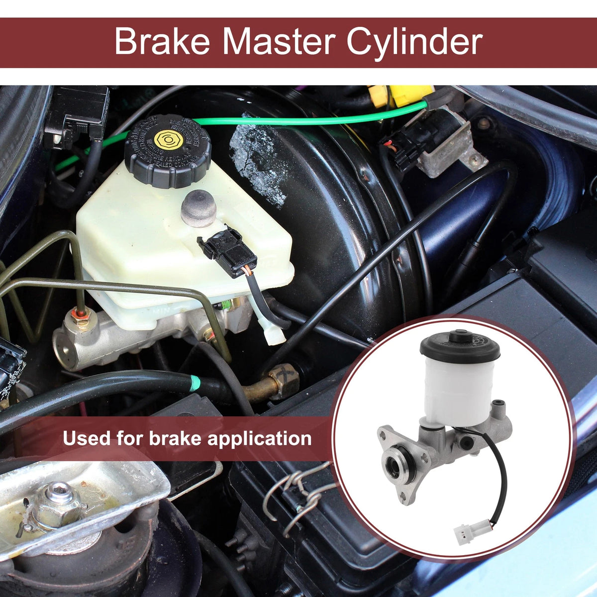 Brake Master Cylinder With Reservoir for Toyota Corolla (1990–1997)