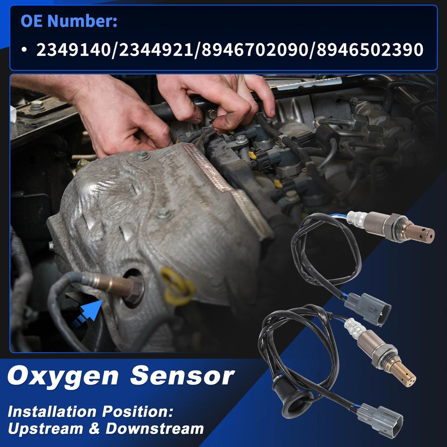 2 x Upstream & Downstream Oxygen Sensor for Toyota Camry (2018–2020)