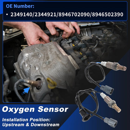 2 x Upstream & Downstream Oxygen Sensor for Toyota Camry (2018–2020)