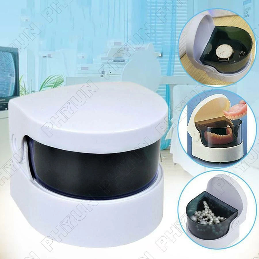 Cordless Ultrasonic Cleaner for Dentures, Tooth, Jewelry Cleaning