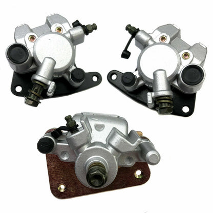 Front & Rear Brake Calipers set for Yamaha Kodiak 400 YFM400 4x4 (2000–2002)