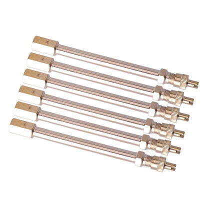 6pcs Metal Tire Wheel Valve Extension Caps for Car Truck SUV