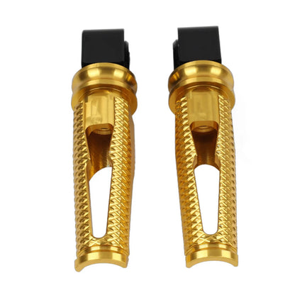 Gold Passenger Rear Footrest Pegs for Kawasaki Z300 400 650 900 ZX6R (2015-2023)