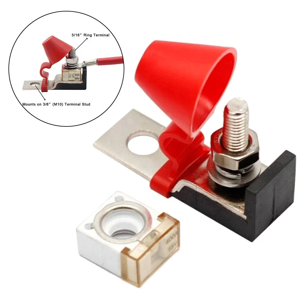 Terminal Mount MRBF Fuse Holder 300A 75in for Automotives M8