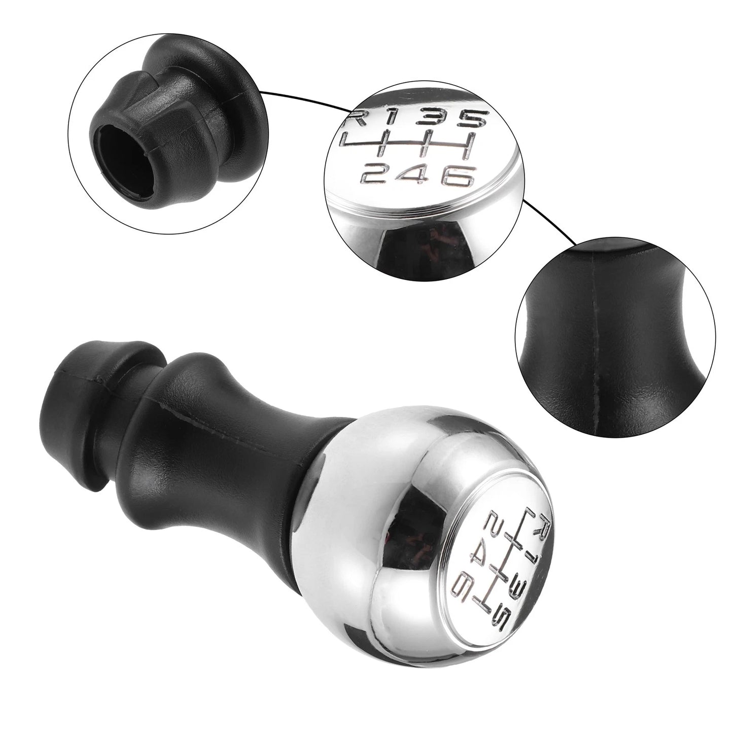 6 Speed Gear Shift Knob for Peugeot 106 206 306 406 107 207 (1991-2014)