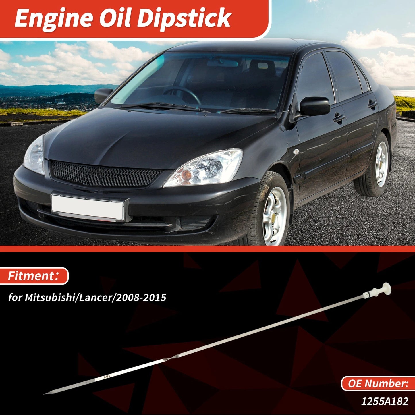 Oil Dipstick for Mitsubishi Lancer (2008-2015) 1 Pc
