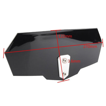 Adjustable Clip-On Windshield Windproof for Universal Motor - Clear