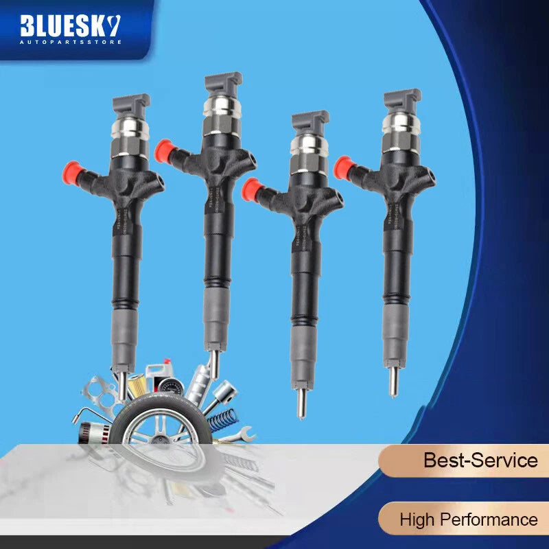 4PCS Diesel Fuel Injectors for Toyota Prado KDJ120R 1KD-FTV (2003-2009)
