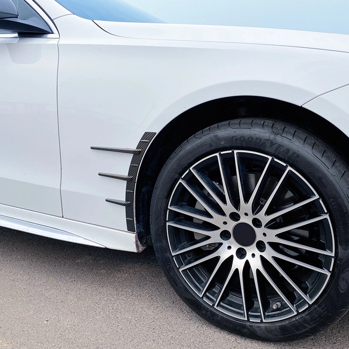 4 x Side Wheel Fender Trim Covers for Mercedes Benz W206 C200 C300 (2022-)