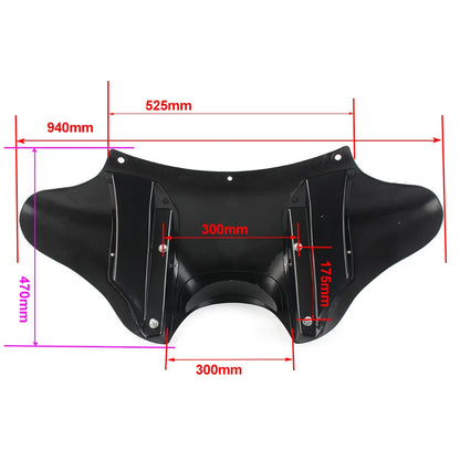 Outer Batwing Fairing Cowl for Harley-Davidson Road King Softail Fatboy
