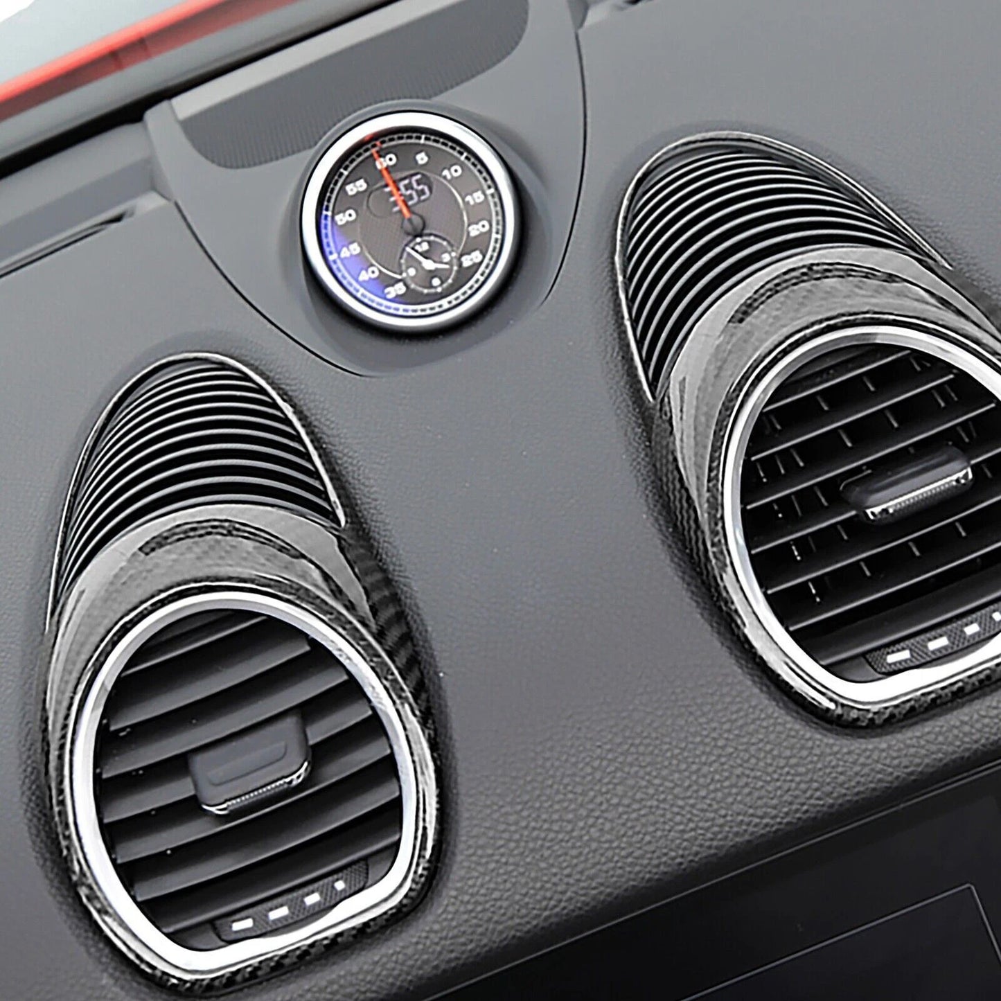 4 x Carbon Fiber Air Vent Trim for Porsche 718 Cayman (2015-2021)