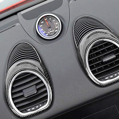 4 x Carbon Fiber Air Vent Trim for Porsche 718 Cayman (2015-2021)