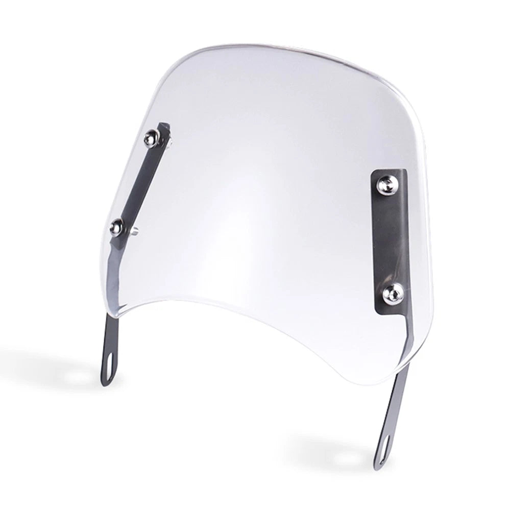 5-7'' Round Headlight Windscreen for Universal Fit Motor Clear