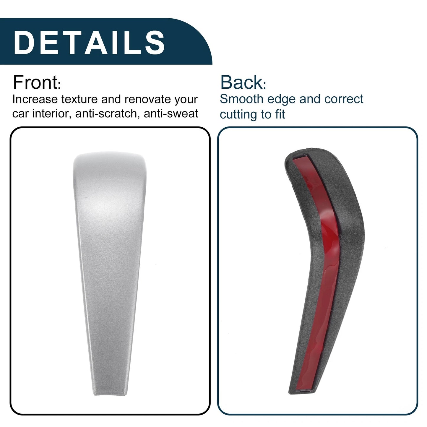 ABS Gear Shift Knob Cover Sticker for BMW 1 3 Series Z4 X1 E90 E92 E93 E87 (2005-2012)