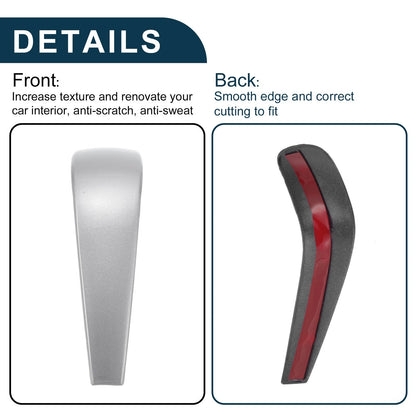 ABS Gear Shift Knob Cover Sticker for BMW 1 3 Series Z4 X1 E90 E92 E93 E87 (2005-2012)