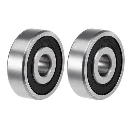 2 x Deep Groove Ball Bearings Z2 10x35x11mm Double Sealed Carbon Steel