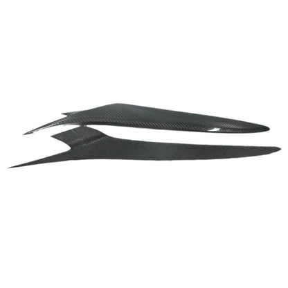 Carbon Fiber Headlight Eyebrow Eyelid Strip Cover Trim for Mazda RX-8 2003-2008