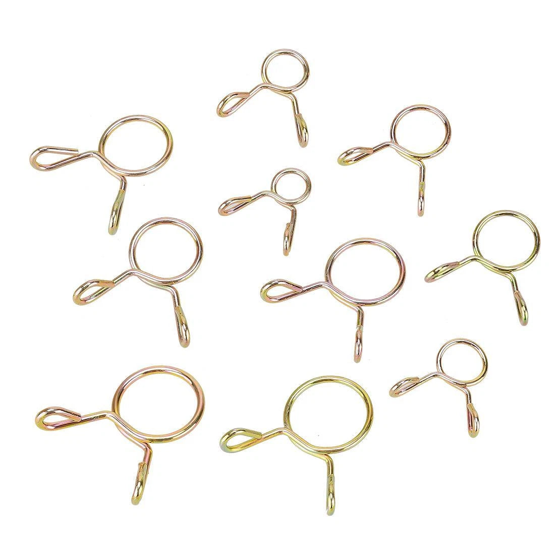 250pcs 5-14mm Fuel Line Hose Spring Clip Clamps