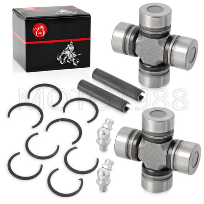 2x Front Rear driveshaft u-joint for Polaris RZR 570-1000